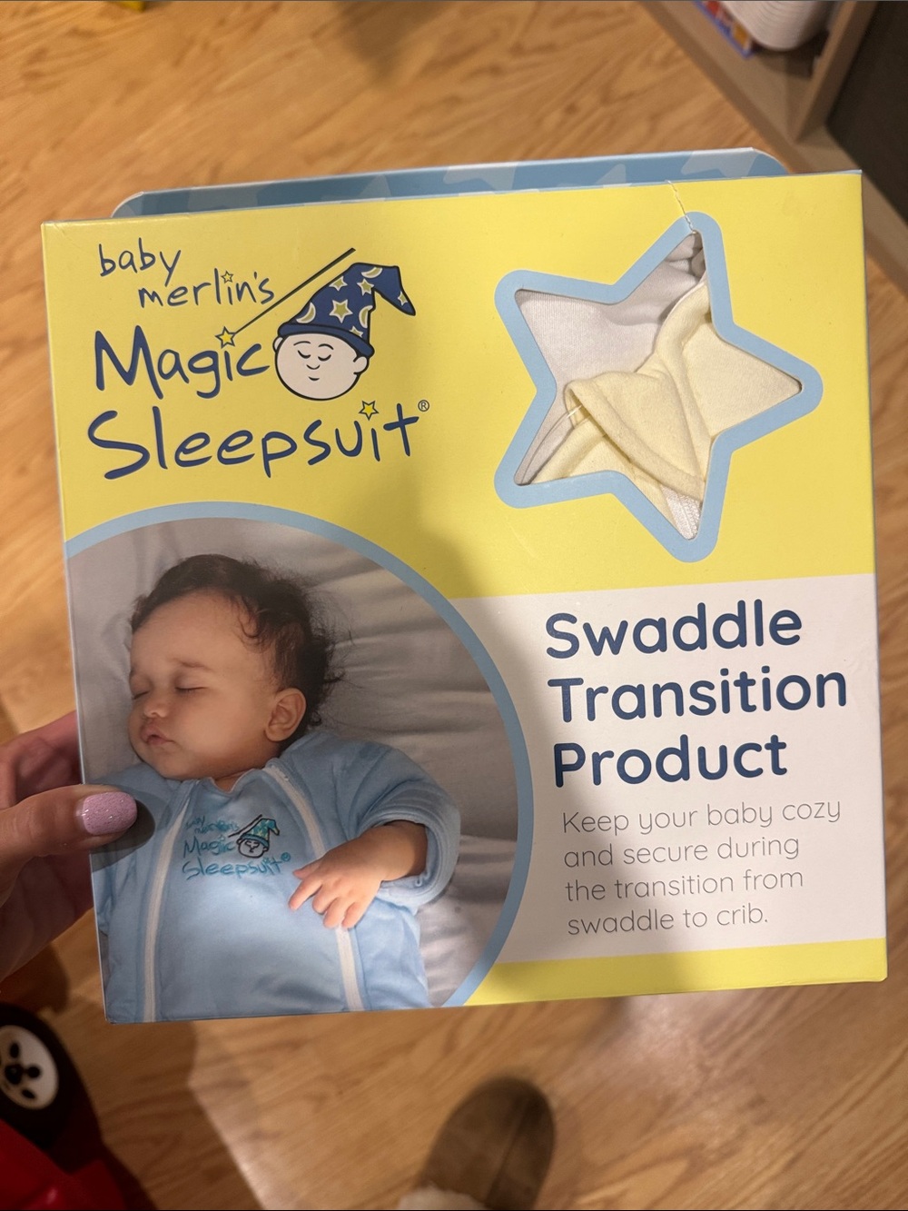Baby Merlin's Magic Sleepsuit Swaddle Transition - Cream